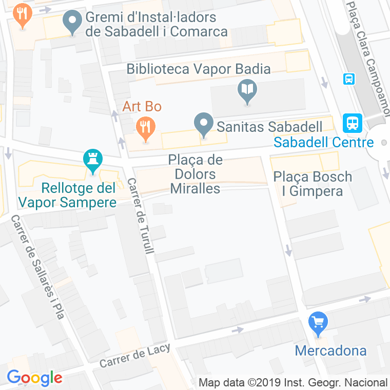 Código Postal calle Dolors Miralles, De, plaça en Sabadell