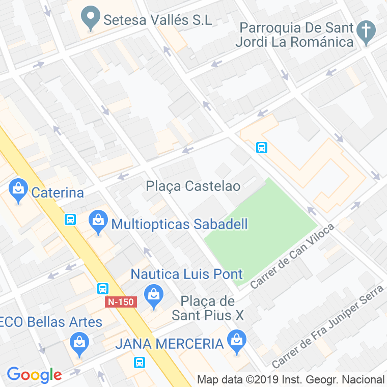Código Postal calle Castelao, plaça en Sabadell