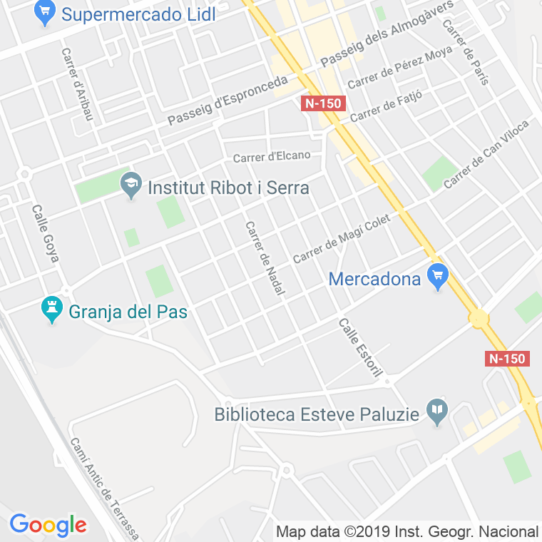 Código Postal calle Magi Colet en Sabadell