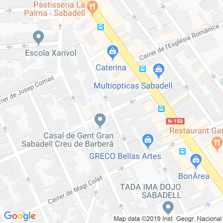 Código Postal calle Pere Sanfeliu, passatge en Sabadell