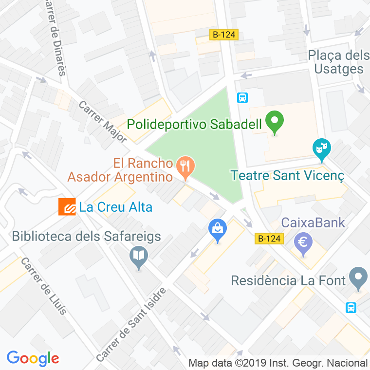 Código Postal calle Argentina en Sabadell