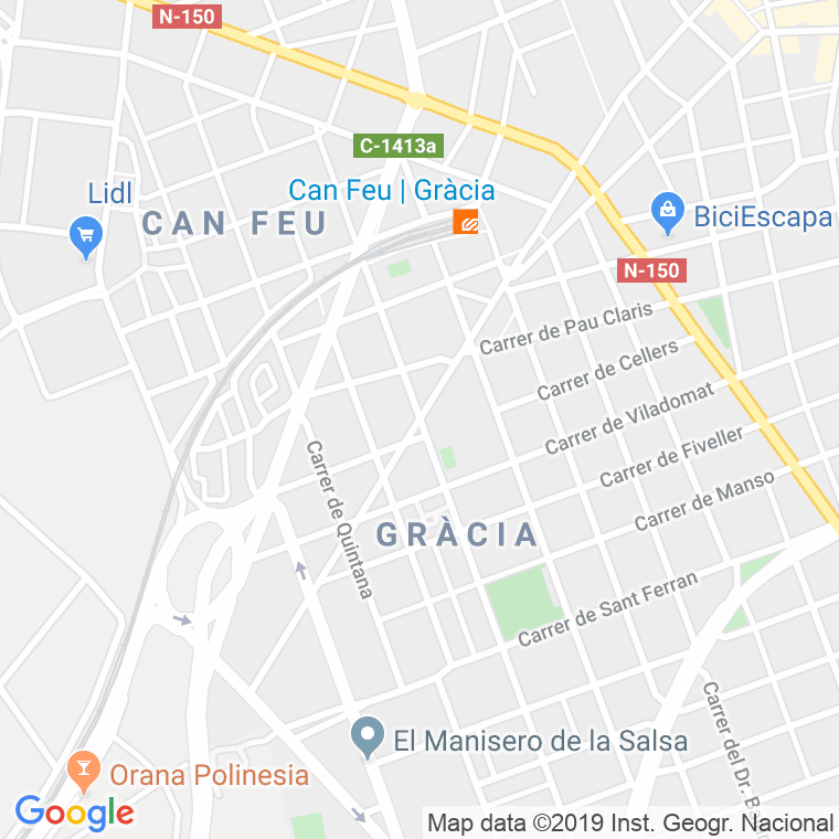 Código Postal calle Molins De Rei, carretera en Sabadell