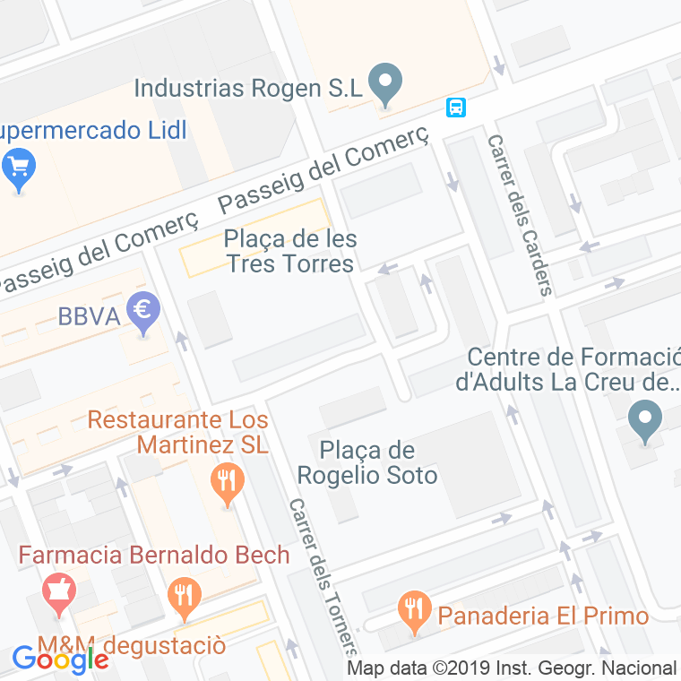 Código Postal calle Far, Del en Sabadell