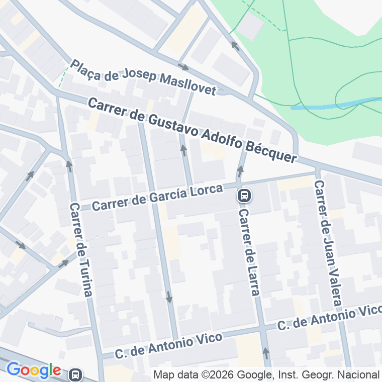 Código postal de Garcia Lorca en Sabadell
