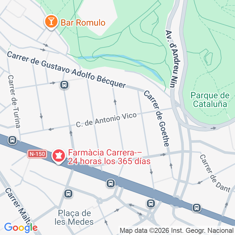 Código postal de Joaquim Sorolla en Sabadell