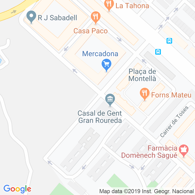 Código Postal calle Ager en Sabadell