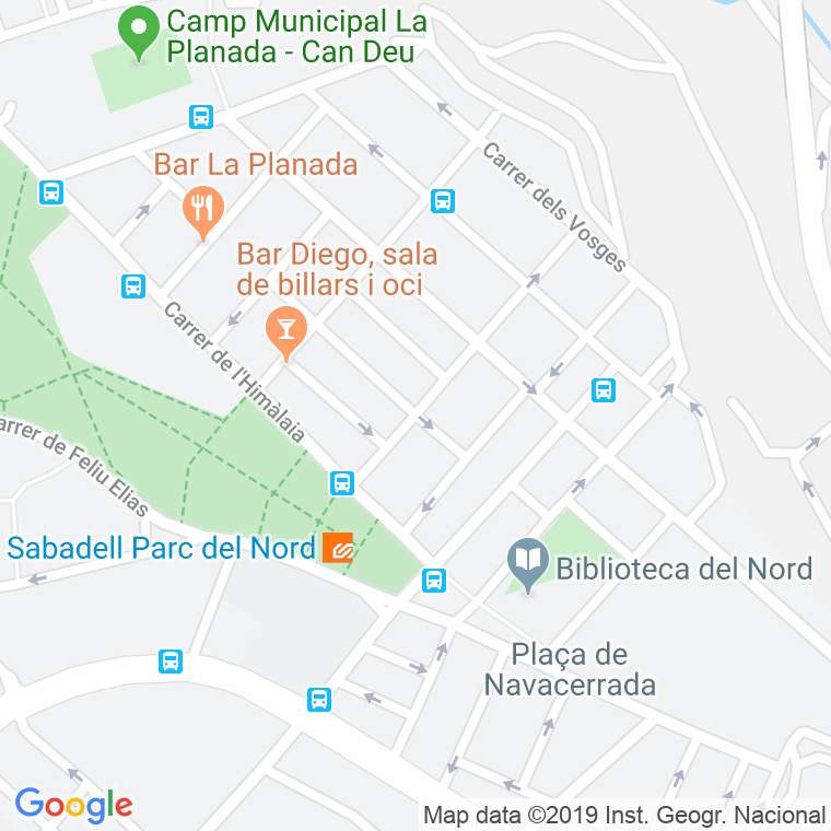Código Postal calle Candanchu en Sabadell