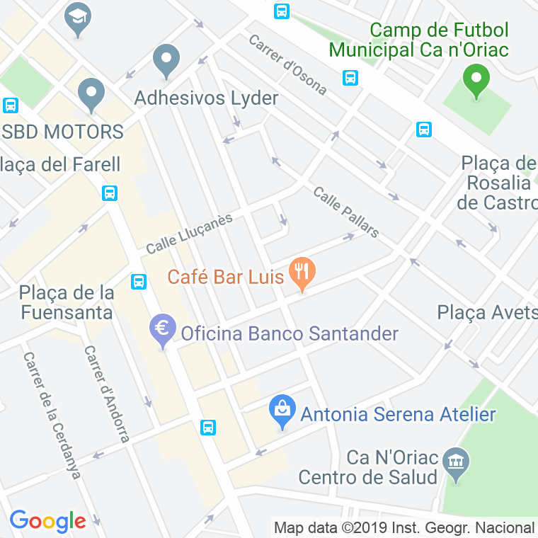 Código Postal calle Girones en Sabadell