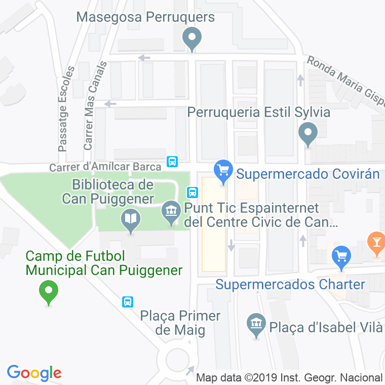 Código Postal calle Barri Can Puiggener en Sabadell