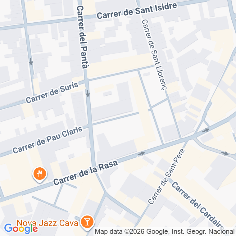 Código postal de Ptge Vapor de la Companyia en Terrassa