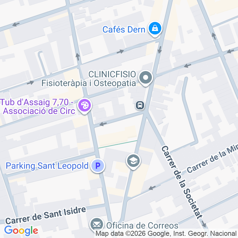 Código postal de Sant Ignasi en Terrassa