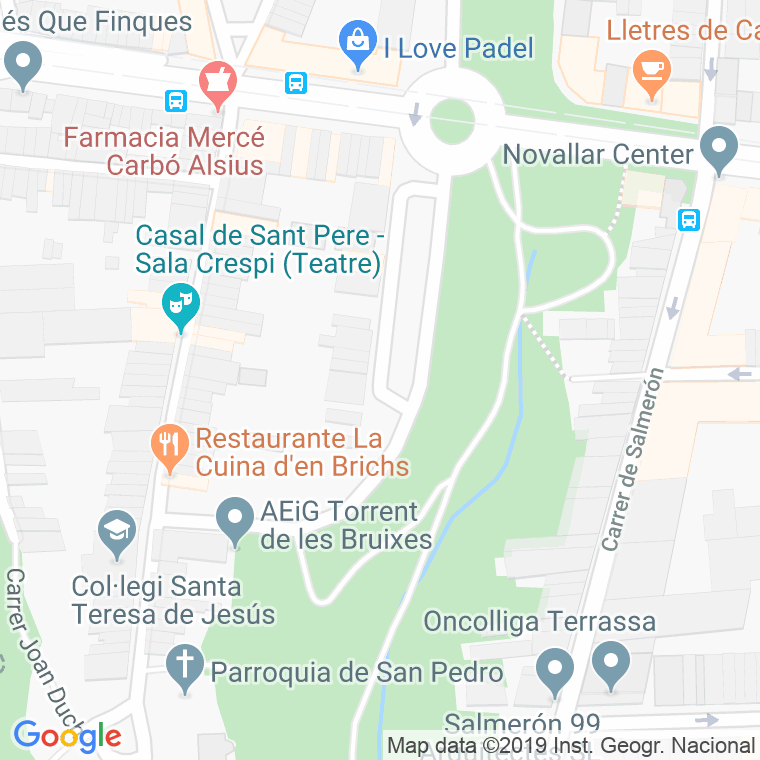 Código postal de Arquitecte Puig I Cadafalch en Terrassa