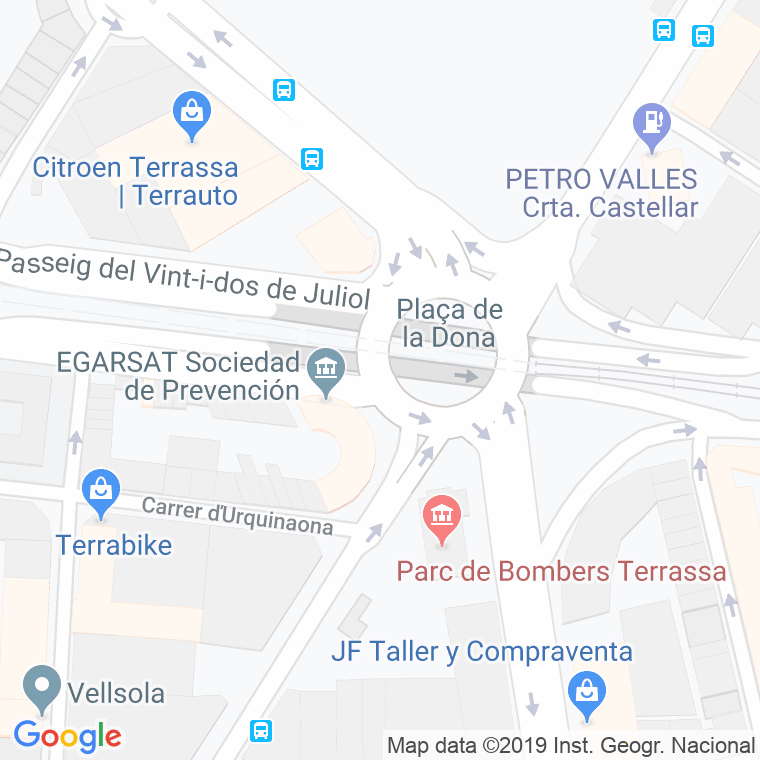 Código postal de Dona, de La, Plaça en Terrassa