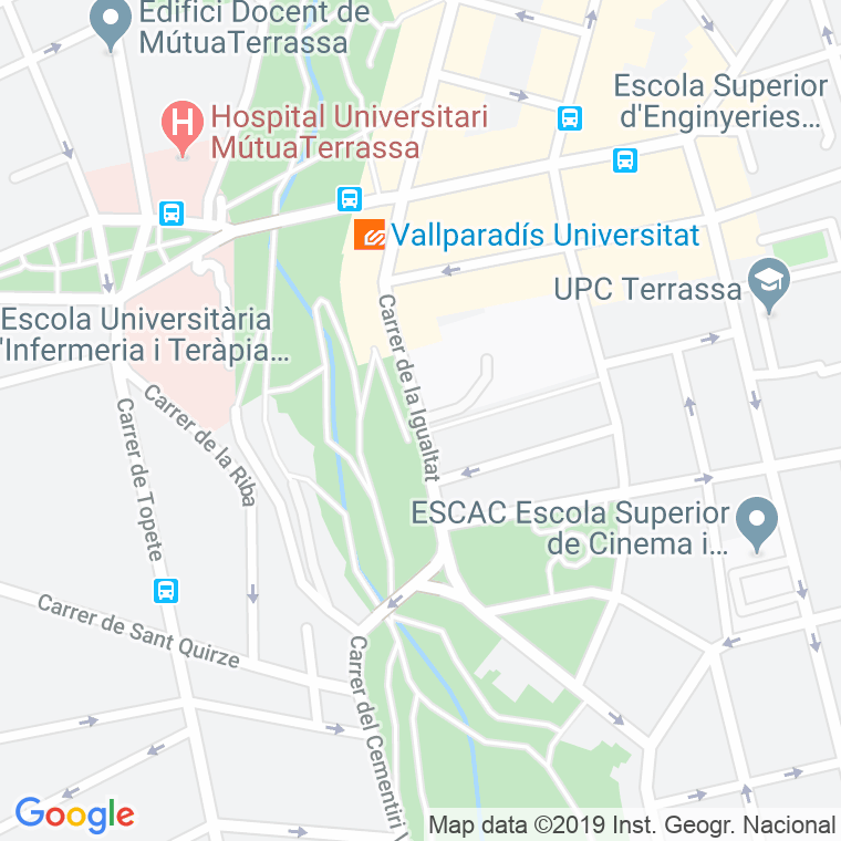 Código postal de Igualitat en Terrassa