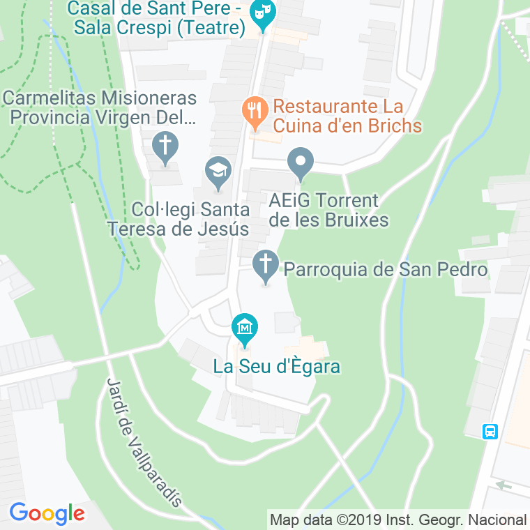 Código postal de Josep Rigol I Formaguera en Terrassa