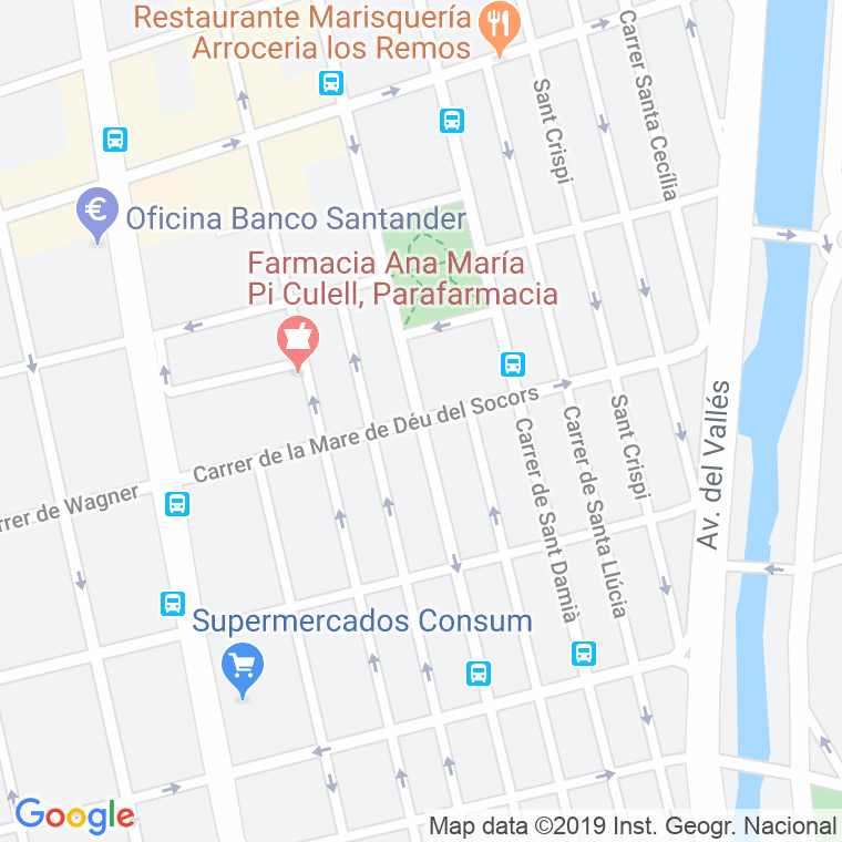 Código postal de Mare de Deu del Socors en Terrassa