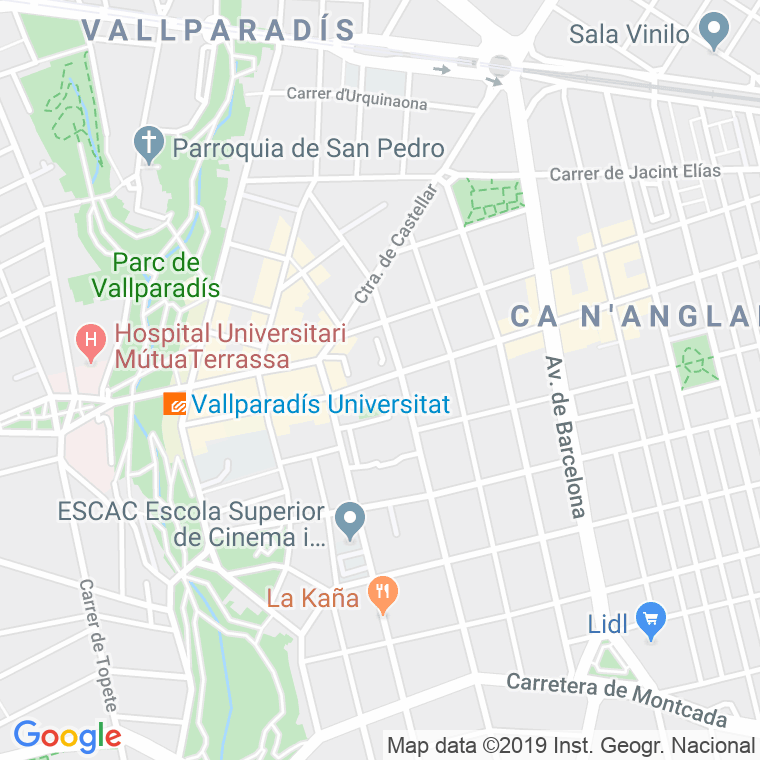 Código postal de Miquel Vives en Terrassa