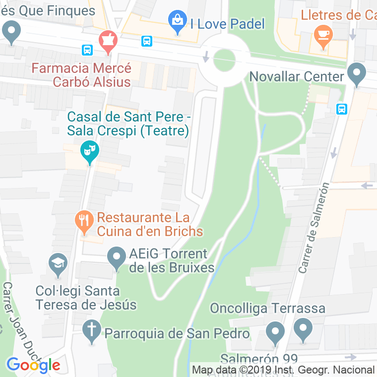 Código postal de Puig I Cadalfach en Terrassa