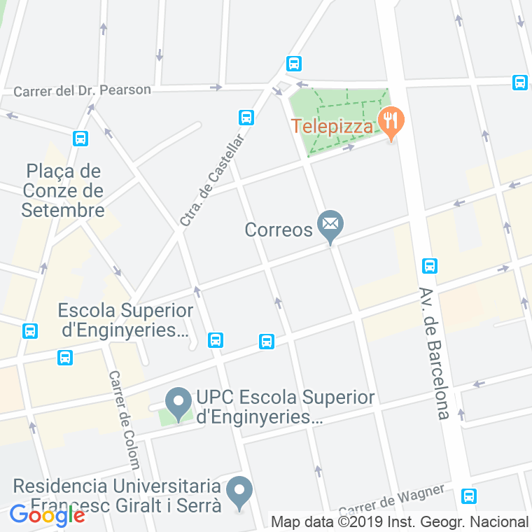 Código postal de Ricardo Caro en Terrassa