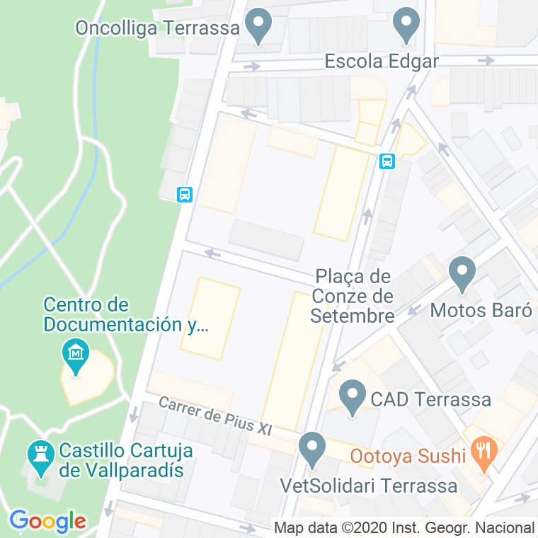 Código postal de Sant Antoni a Claret en Terrassa