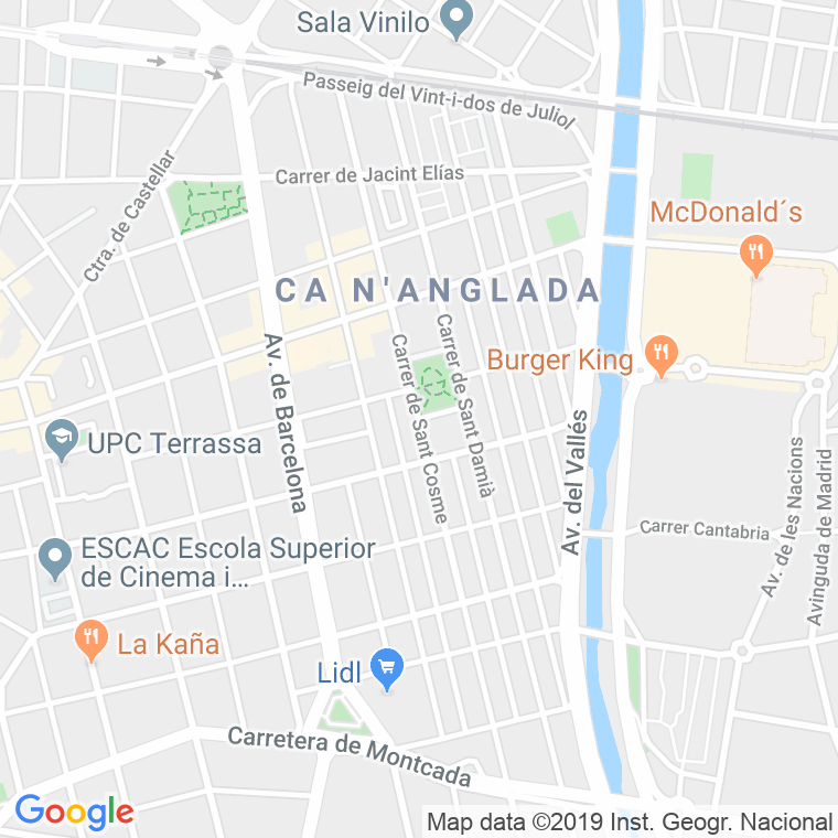 Código postal de Sant Cosme en Terrassa