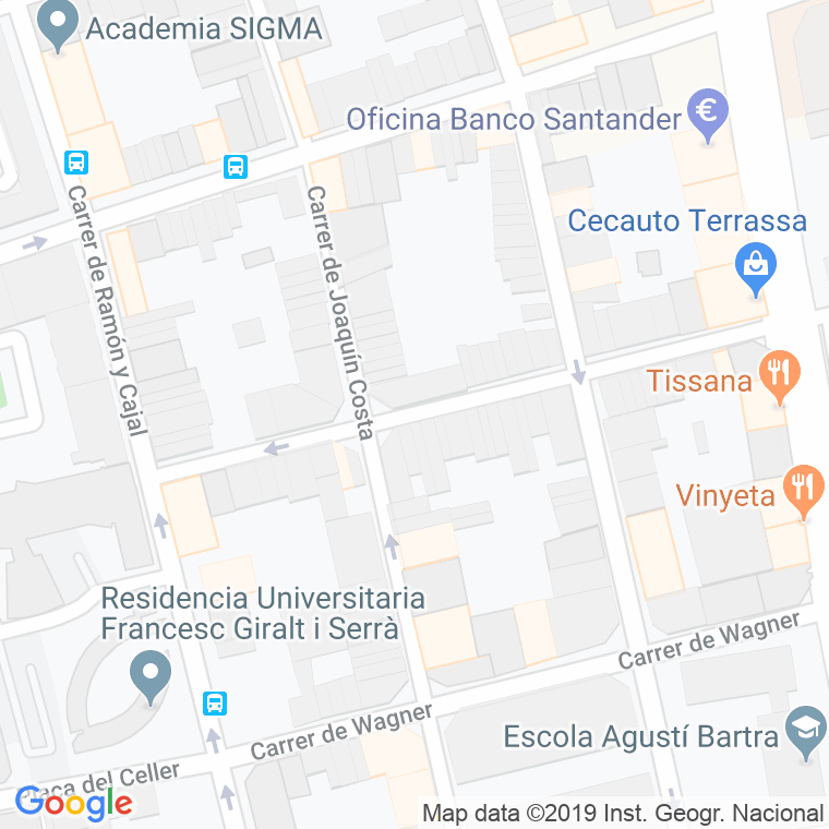 Código postal de Sant Jordi en Terrassa