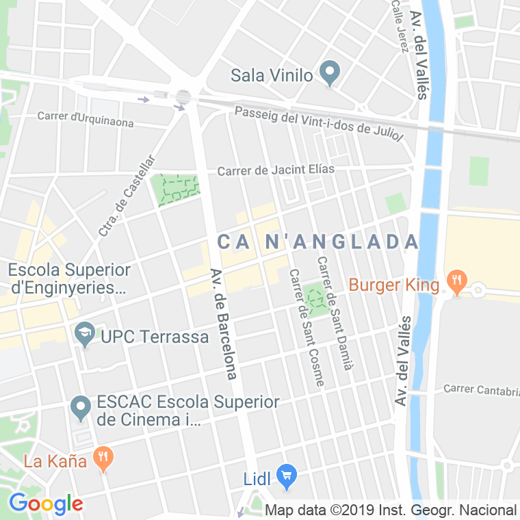 Código postal de Sant Tomas en Terrassa