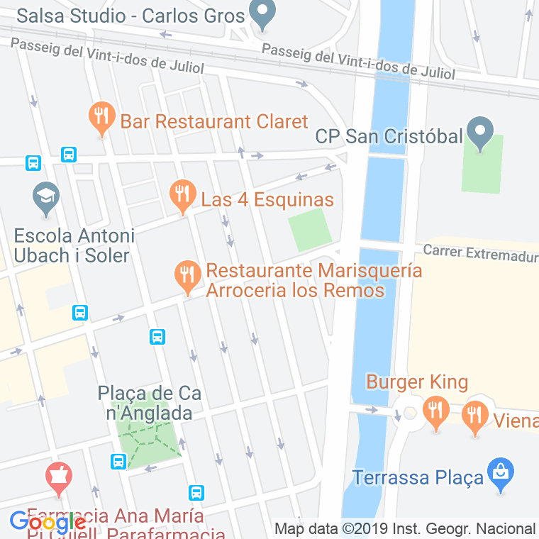 Código postal de Santa Cecilia en Terrassa