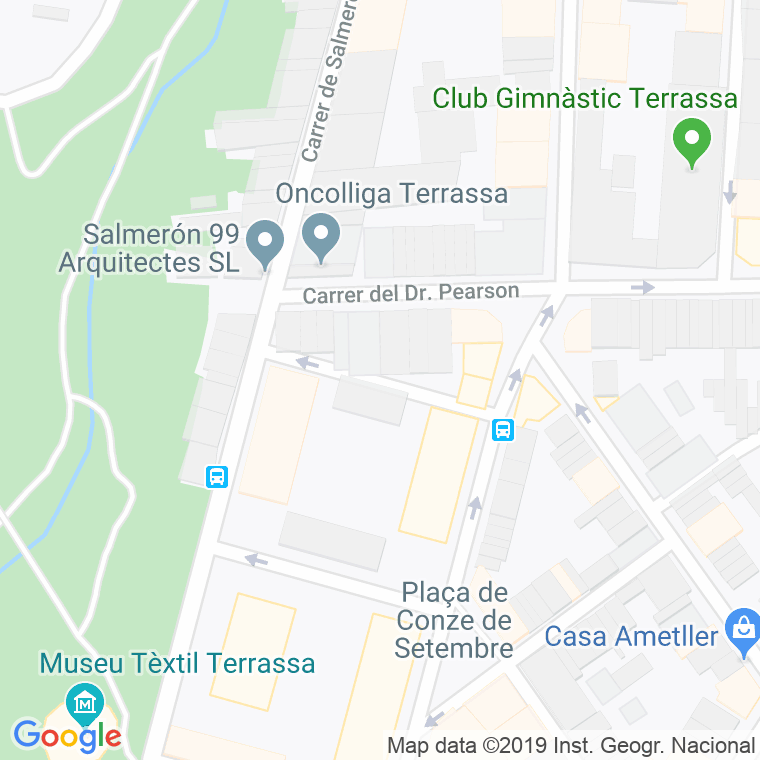 Código postal de Venecia, Passatge en Terrassa