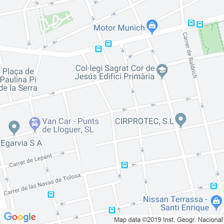 Código postal de Avinyo en Terrassa