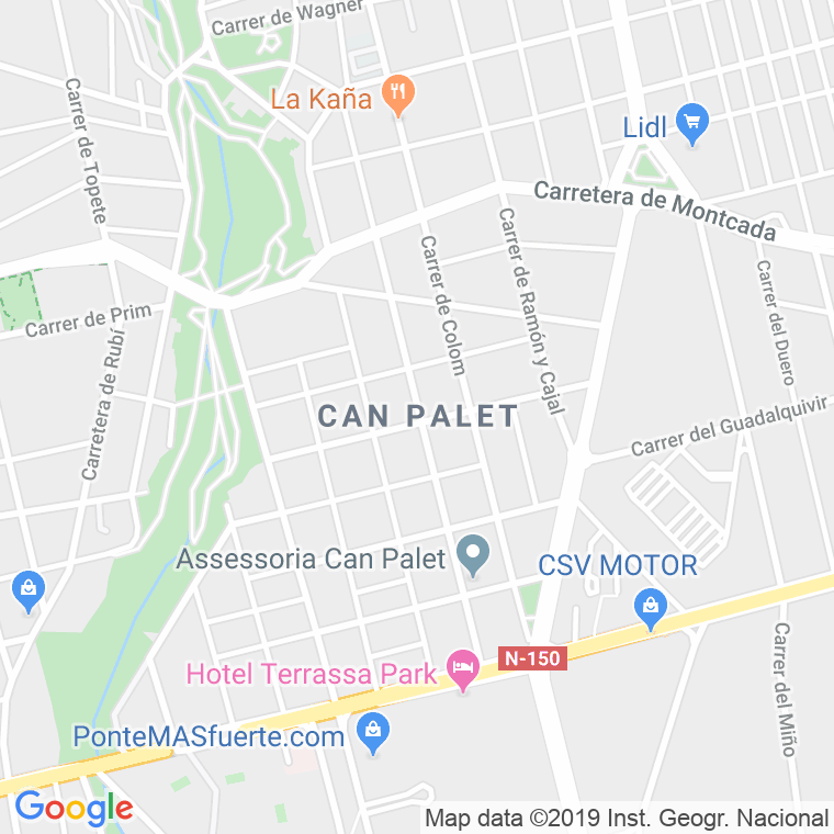 Código postal de Barri Can Palet en Terrassa