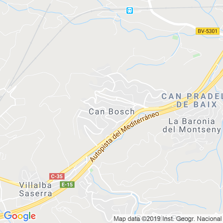 Código postal de Can Bosc de Basea, De, Plaça en Terrassa
