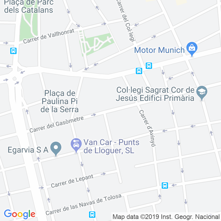 Código postal de Gasometre en Terrassa