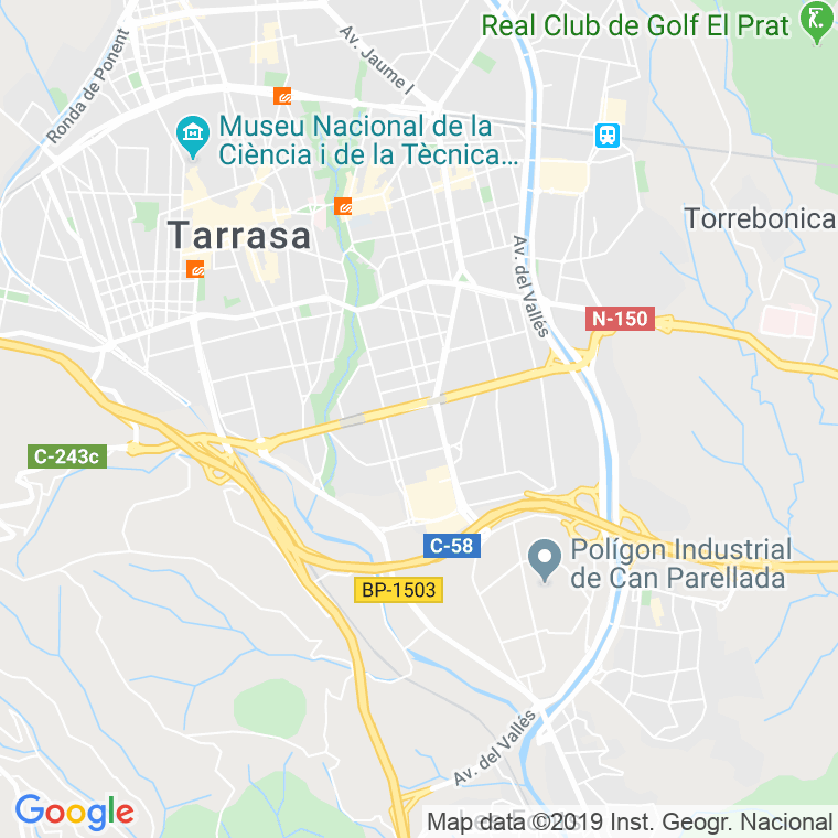 Código postal de Jucar en Terrassa