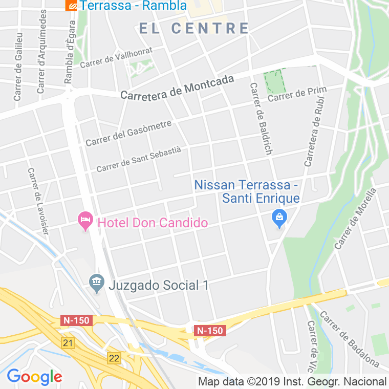 Código postal de Navas de Tolosa en Terrassa