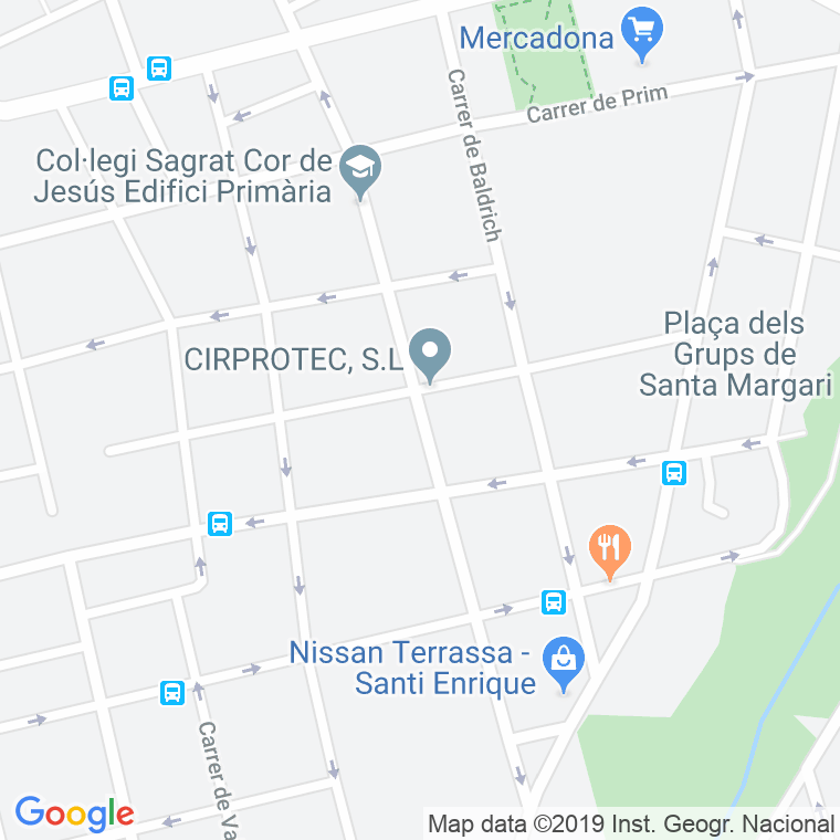 Código postal de Pare Font en Terrassa