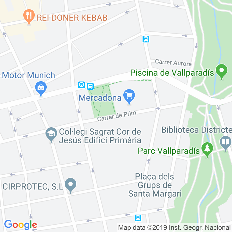 Código postal de Prim, de en Terrassa