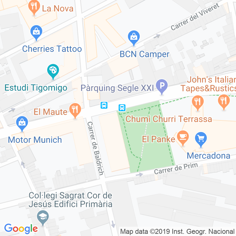 Código postal de Terrassa Industrial, de La, Plaça en Terrassa