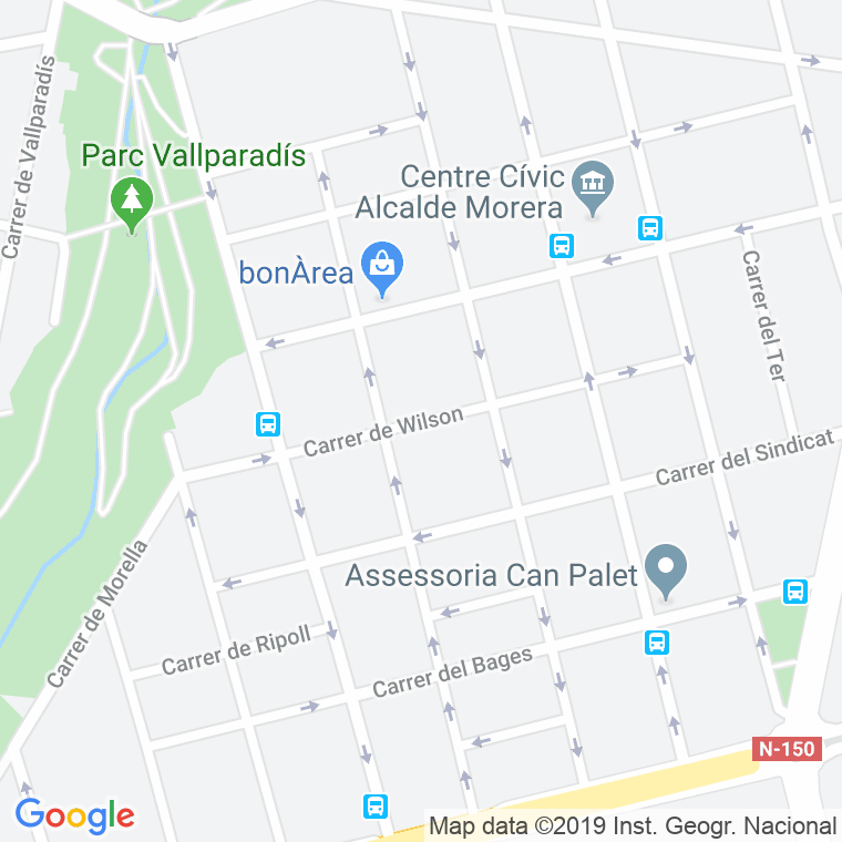 Código postal de Wilson en Terrassa