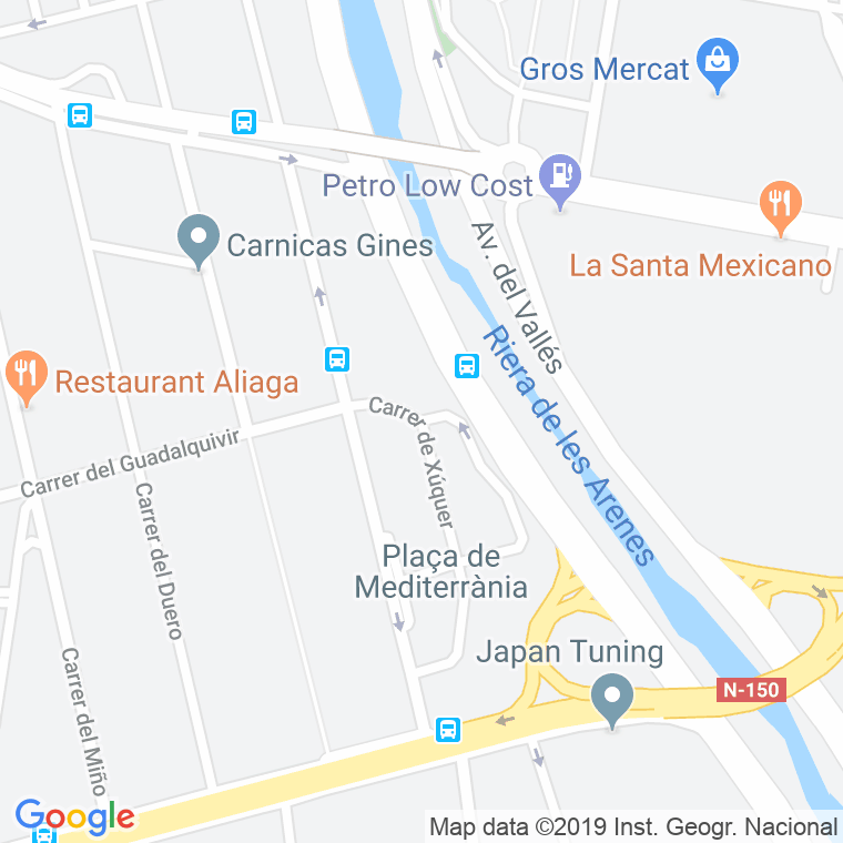 Código postal de Xuquer en Terrassa