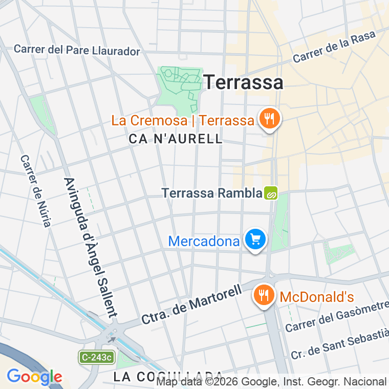Código postal de C Nicolau Tallo en Terrassa