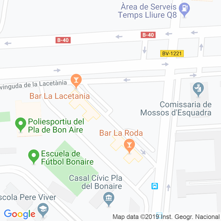 Código Postal calle Antoni Escude, plaça en Terrassa