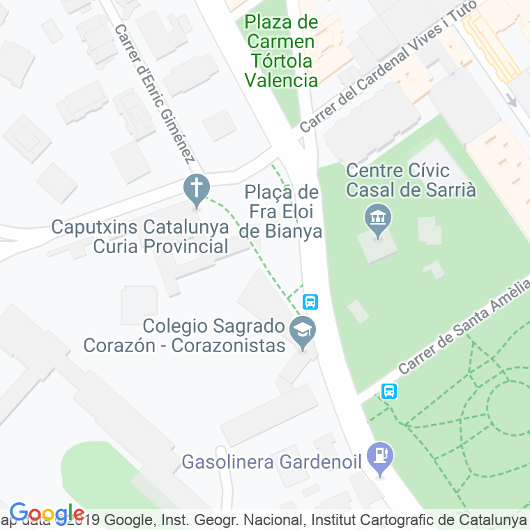 Código Postal calle Cirici Pellicer, plaça en Terrassa