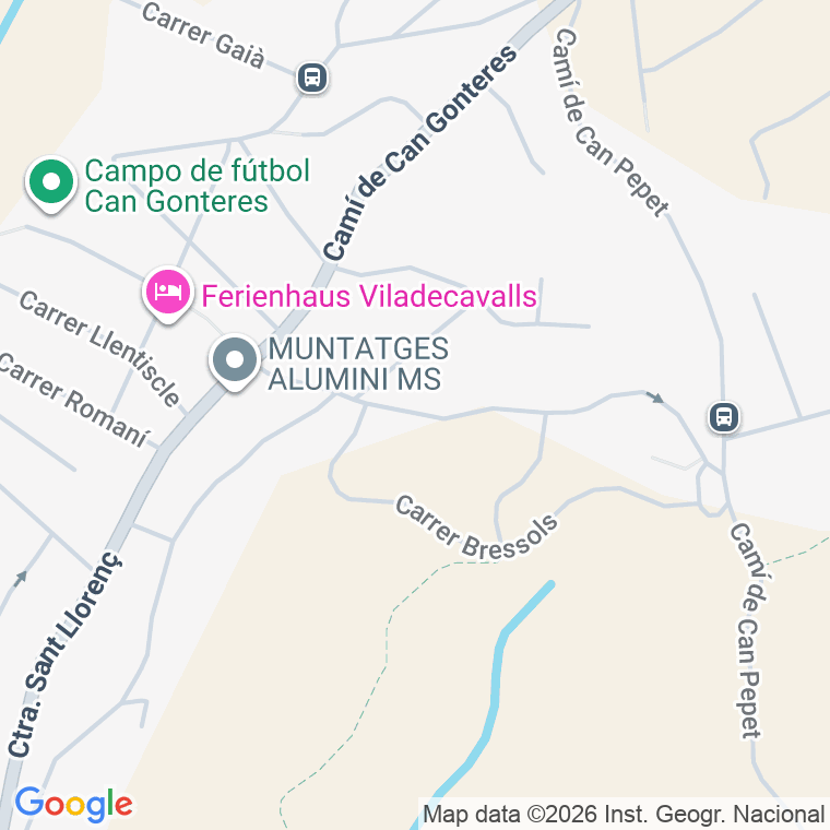 Código postal de Vell de Terrassa a Vacarisses, Cami en Terrassa