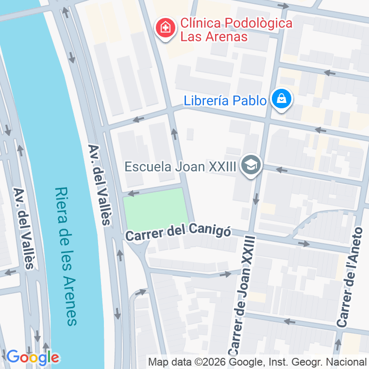 Código postal de Gandesa en Terrassa