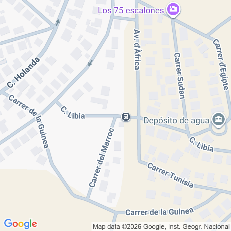 Código postal de Libia en Terrassa