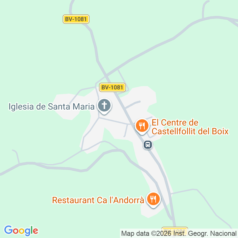 Código postal de Masia Ca L'òscar en Castellfollit del Boix
