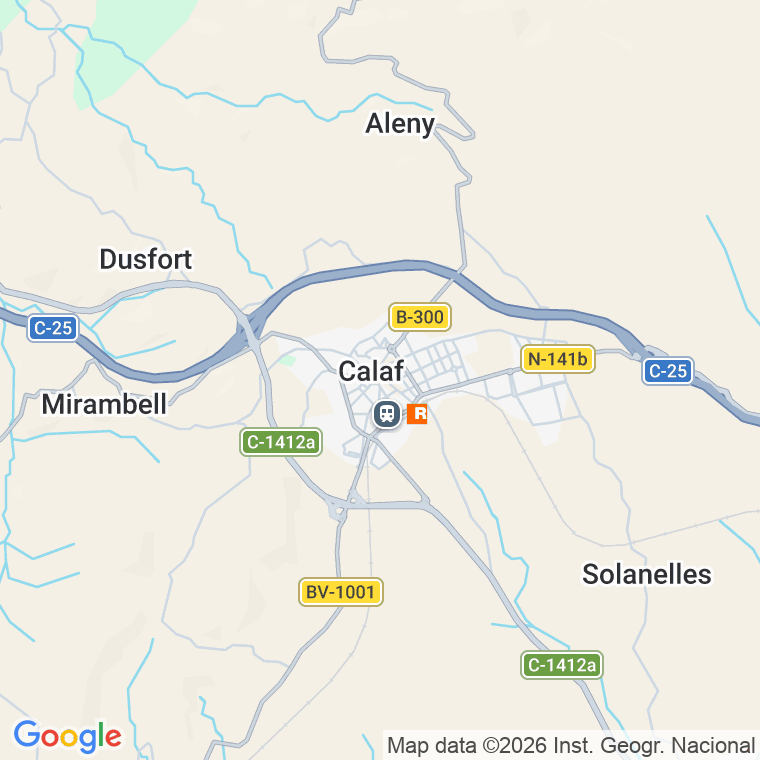 Código postal de Calaf en Barcelona