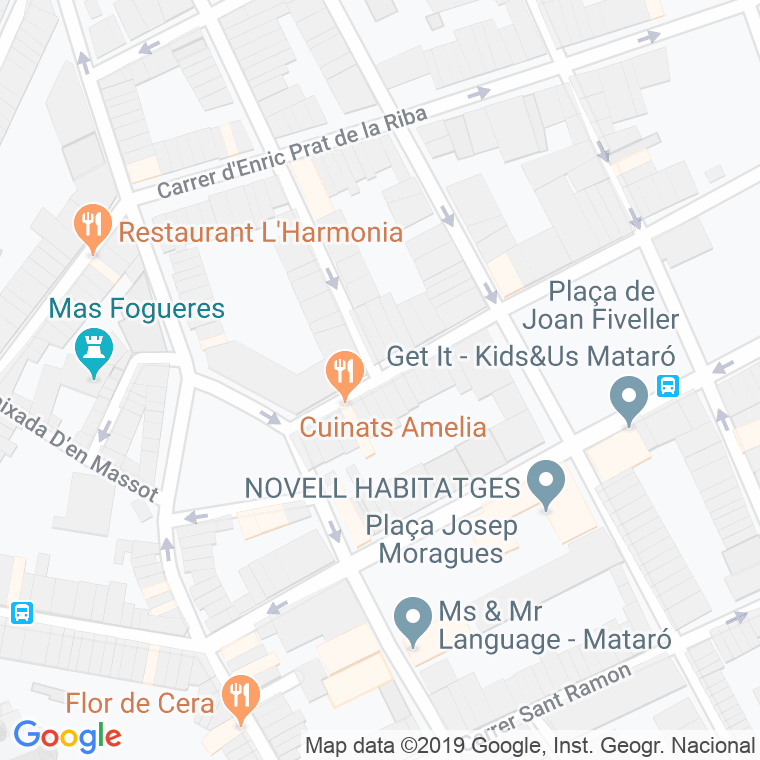 Código Postal calle Arquebisbe Creus en Mataró