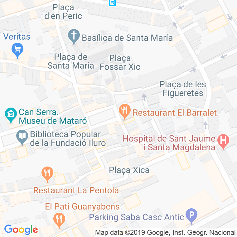 Código Postal calle Don Magi De Vilallonga en Mataró